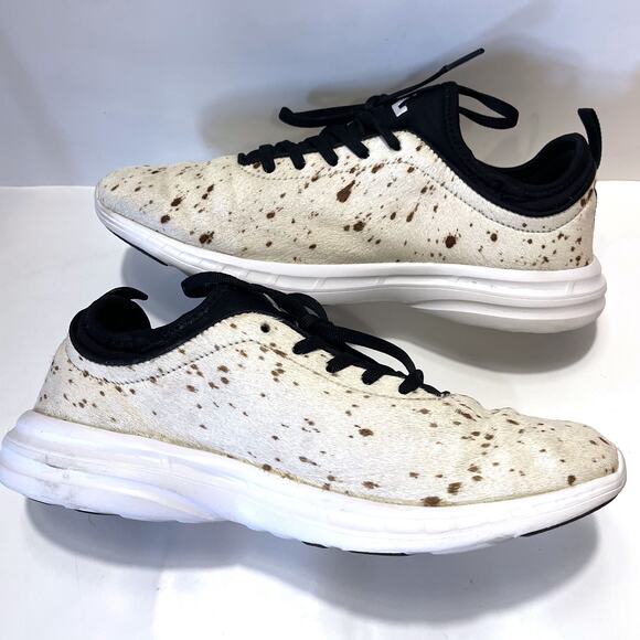 APL Athletic Propulsion Labs Pony Calf Hair Animal Print Sneaker Size 10 - Picture 7 of 14